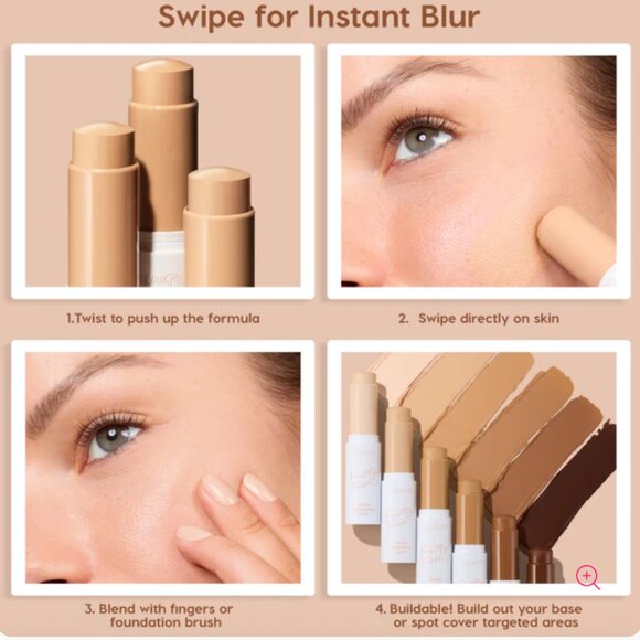 COLOURPOP PRETTY FRESH TINTED FOUNDATION BALM - LIGHT 8 - Picture 6 of 6